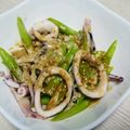 クックQTTOWS☆'s cooksnap of when they made いかとアスパラのクリーム胡麻和え.
