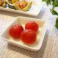 runa10's cooksnap of when they made ミニトマトの生姜おひたし.