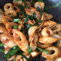 ☆テルエ☆'s cooksnap of when they made 【農家のレシピ】ニラとちくわのキムチ炒め.