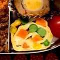 いちごジャム44's cooksnap of when they made 彩り&野菜不足さんの卵焼き.