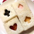 いちごジャム44's cooksnap of when they made トランプ柄♪サンドイッチ.