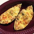 野菜ぎらい家族's cooksnap of when they made なす嫌い克服！？とろ〜り簡単ナスグラタン.