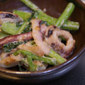 こはがえる's cooksnap of when they made イカとアスパラのマヨぽん酢炒め.