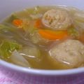 にゃぁくん's cooksnap of when they made 簡単☆白菜スープ.