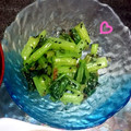 chibisaru☆'s cooksnap of when they made 小松菜の胡麻和え.