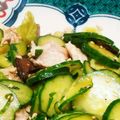 Safra's cooksnap of when they made 豚しゃぶのさっぱりきゅうり乗せ.