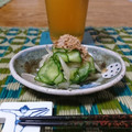 ダイナマイト漆黒's cooksnap of when they made 直ぐできる！きゅうりとらっきょうの塩もみ.