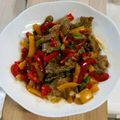 クックayamogu's cooksnap of when they made 我が家のチンジャオロース☆パプリカ入り☆.