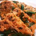 ひっとんわーるど's cooksnap of when they made 【キムチジョン】キムチとにらのチジミ.
