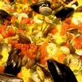 kashibo's cooksnap of when they made ホットプレートで簡単魚介類のパエリア.