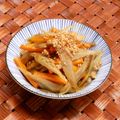 のば☀のば's cooksnap of when they made 【砂糖不使用・減塩】きんぴらごぼう.