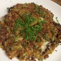 ふたくちおんな's cooksnap of when they made 納豆キムチチーズチヂミ.