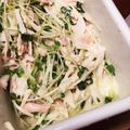 ごはん♪'s cooksnap of when they made 簡単☆大根とカイワレのツナ柚子胡椒和え.