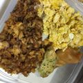 クック9P6O5D☆'s cooksnap of when they made ヘルシー☆高野豆腐入りそぼろ丼.
