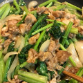 チャックねこ☆'s cooksnap of when they made ごはんに合う＊豚肉と小松菜のみそ炒め＊.