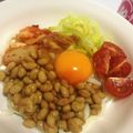 みめぐみりあ's cooksnap of when they made 簡単☆納豆キムチうどん.