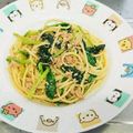 もぐ・ω・くま's cooksnap of when they made ほうれん草とツナのパスタ.