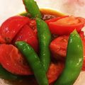 asayan1010's cooksnap of when they made トマトと、スナックえんどう豆サラダ.