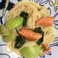 おじゃまゆ's cooksnap of when they made 焼き鮭で和風スパゲティ～♪.