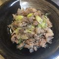 クックOLSMYW☆'s cooksnap of when they made 豚バラと長ネギのライム塩炒め.