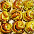 しじみぱん's cooksnap of when they made くるくる渦巻き✿抹茶あんぱん＆栗あんぱん.