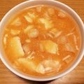 kazukichi♡'s cooksnap of when they made 簡単！安い！桜色の明太豆腐♪.