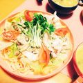 miho0612's cooksnap of when they made めっちゃ簡単‼︎ごまだれ冷しゃぶパスタ☆.