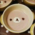 zakkiiM's cooksnap of when they made リラックマのミルクプリン&ココアプリン.