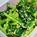 ぽむち。♪'s cooksnap of when they made ほうれん草のナムル*＊簡単便利.