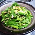 卯月のうさぎ２０１４'s cooksnap of when they made カブ菜の桜エビ炒め.