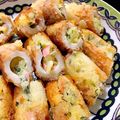 もんまりえ's cooksnap of when they made 揚げない竹輪フライ＊マヨポテトはさみ.