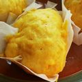 Enedo's cooksnap of when they made ジューシー！にんじんとオレンジの蒸しパン.