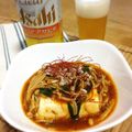 ＊もちこちゃん＊'s cooksnap of when they made にらだく赤麻婆やっこ.