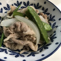 sayomon's cooksnap of when they made 豚肉と新玉と絹さやの中華風炒め♡.