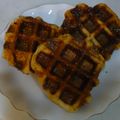 gakumayu's cooksnap of when they made ホームベーカリーでベルギーワッフル♪.