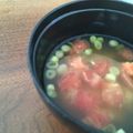 ちぱちぱさん's cooksnap of when they made トマトの入ったお味噌汁♡.