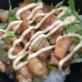 H♡S's cooksnap of when they made 節約 鶏むね肉の甘ダレ丼.