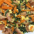 黄金の輝き亭's cooksnap of when they made ✿スパムで♪ほうれん草と卵のバター炒め✿.