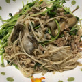 chihuahuan's cooksnap of when they made ◎豆苗とまいたけのオイスターソース炒め◎.