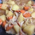 Sayachen's cooksnap of when they made やさしい甘さ　甘酒肉じゃが.