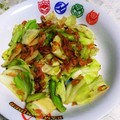 Jyohana's cooksnap of when they made 簡単！春キャベツとアミエビのさっと炒め.