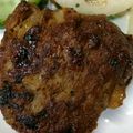 風の翼's cooksnap of when they made 超簡単♪豚挽き肉100%のハンバーグ.