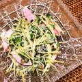 ぽんた番長's cooksnap of when they made かまぼことカイワレのわさび醤油マヨ.