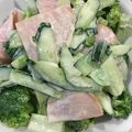 asayan1010's cooksnap of when they made ブロッコリー、ベーコンきゅうりサラダ！.