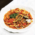♪ずっとずっと♪'s cooksnap of when they made イカとあさりトマトの田舎煮込みおつまみ.