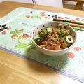 komutatata's cooksnap of when they made キュウリ・ちくわ・トマトのなめたけあえ.