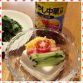 nakamucchi's cooksnap of when they made 冷やし中華風～冷奴♪.