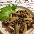 さやねぇ☆'s cooksnap of when they made きのこのオイスター炒め.