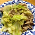 さつき05's cooksnap of when they made 牛キャベポン酢炒め.