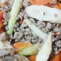 ふぁんたにゃん's cooksnap of when they made ☆挽肉 厚揚げ 細竹 こんにゃくの甘辛煮.